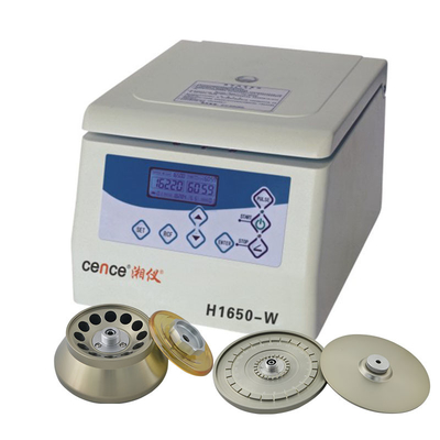 Benchtop Centrifuge H1650-W for 0.5ml 1.5ml 5ml Tubes and 12-Plate 24-Plate شعري دوار