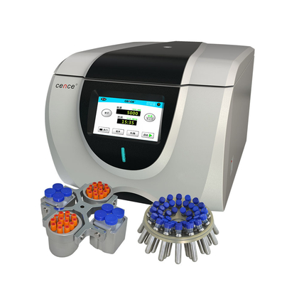 جهاز الطرد المركزي للمختبر HT190 لأنبوب 0.2 مل إلى 250 مل وزجاجة MTP PCR لوحة بئر عميق