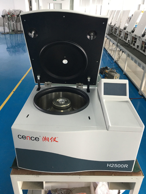 أداء أمان جهاز الطرد المركزي Cence Benchtop أقصى سرعة 25000 دورة في الدقيقة أقصى سعة 6 × 100 مل