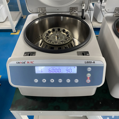 جهاز طرد مركزي Cence L600-A منخفض السرعة 6000 دورة في الدقيقة، دوار بزاوية 12 × 15 مل
