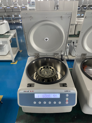 جهاز طرد مركزي Cence L600-A منخفض السرعة 6000 دورة في الدقيقة، دوار بزاوية 12 × 15 مل