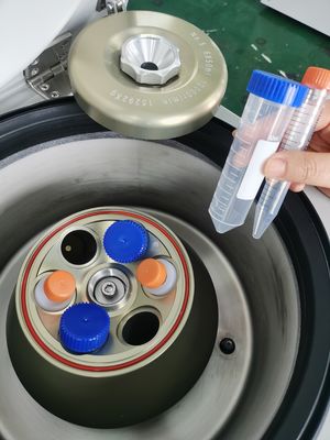 جهاز طرد مركزي عالي السرعة على سطح الطاولة H1750R مع سرعة قصوى 18500 دورة في الدقيقة وقوة طرد مركزي قصوى 29302xg ودوّار متأرجح 4x100 مل