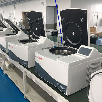 جهاز طرد مركزي مبرد عالي السرعة 25000 دورة في الدقيقة مع قوة الطرد المركزي النسبية (RCF) 50560xg وسعة 6 × 100 مل للاستخدام المختبري