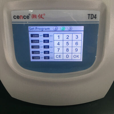 CENCE TD4 PRP Centrifuge Machine with 4000 RPM, ABS Plastic Construction, and 8x15ml Rotor Capacity for Laboratory Use