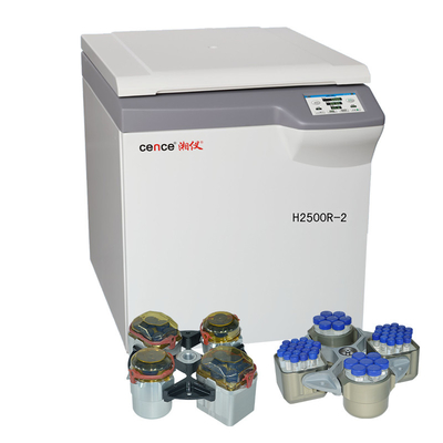 مبردة عالية السرعة الطرد المركزي H2500R-2 أقصى سرعة 25000 دورة في الدقيقة 4x750ml سوينغ الدوار