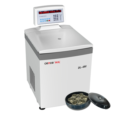 أجهزة الطرد المركزي منخفضة السرعة DL-6M 6000r / min مع دوارات متأرجحة ودوار زاوية متوفرة